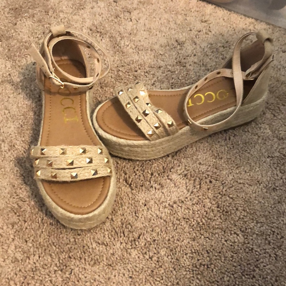 CCOCCI Strappy platform sandal